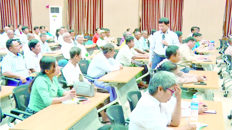 ရေဆင်းတက္ကသိုလ်နယ်မြေ၌ (၈၂) ကြိမ်မြောက် တောင်သူနည်းပညာဆွေးနွေးပွဲ ကျင်းပ