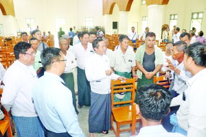 သီးနှံထုတ်ကုန်များတွင်ပိုးသတ်ဆေး ဓာတ်ကြွင်းကင်းစင်ရေးနှင့် ပန်းတိုင်အထွက်နှုန်းရရှိရေး နည်းပညာပေးဆွေးနွေး
