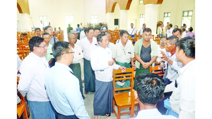 သီးနှံထုတ်ကုန်များတွင်ပိုးသတ်ဆေး ဓာတ်ကြွင်းကင်းစင်ရေးနှင့် ပန်းတိုင်အထွက်နှုန်းရရှိရေး နည်းပညာပေးဆွေးနွေး