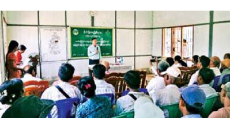 သဘာဝမြေဩဇာနှင့် မြေပြုပြင်မြေဩဇာများ စနစ်တကျတွဲဖက်အသုံးပြုရေးဆိုင်ရာ ပညာပေး