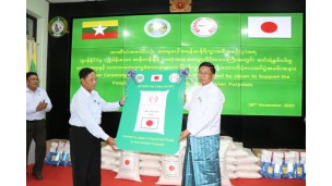 ပြည်ထောင်စုဝန်ကြီး ဦးလှမိုး မကွေးတိုင်းဒေသကြီးအတွင်း နိုင်ငံစီးပွားမြှင့်တင်ရေးရန်ပုံငွေဖြင့် စိုက်ပျိုးရေးကဏ္ဍ ဖွံ့ဖြိုးတိုးတက်ရေး ကွင်းဆင်းဆောင်ရွက်
