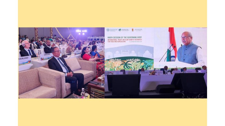 စားနပ်ရိက္ခာ နှင့် စိုက်ပျိုးရေးအတွက် အပင်ဗီဇ အရင်းအမြစ် ဆိုင်ရာ နိုင်ငံတကာ သဘောတူ စာချုပ် (ITPGRFA) အုပ်ချုပ်ရေးအဖွဲ့ ၏ (၉)ကြိမ်မြောက် အစည်းအဝေးဖွင့်ပွဲ သို့ မြန်မာကိုယ်စားလှယ်အဖွဲ့ တက်ရောက်