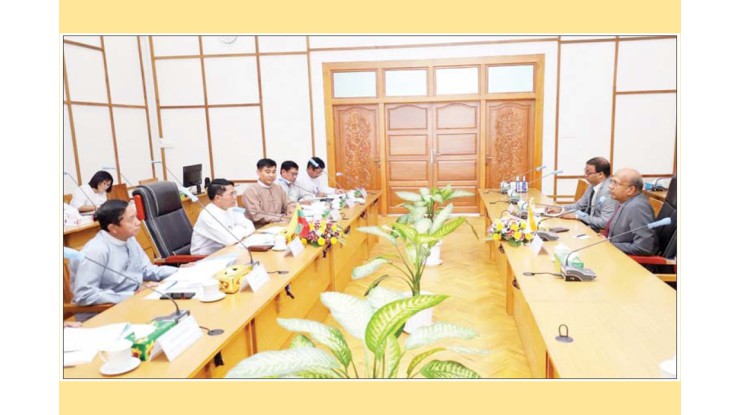 မြန်မာ-အိန္ဒိယ နှစ်နိုင်ငံ၏ လယ်ယာကဏ္ဍဖွံ့ဖြိုးမှု ပူးပေါင်းဆောင်ရွက်ရေးဆွေးနွေးခြင်း