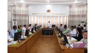 စိုက်ပျိုးရေး၊ မွေးမြူရေးနှင့်ဆည်မြောင်းဝန်းကြီးဌာ၊ ဒုတိယဝန်ကြီးဒေါက်တာ တင်ထွဋ် ပိုးသတ်ဆေးမှတ်ပုံတင်အဖွဲ့၏ (၄၂) ကြိမ်မြောက်အစည်းအဝေးသို့တက်ရောက်