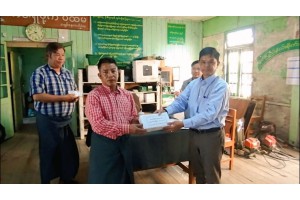 ချင်းပြည်နယ်၊ စိုက်ပျိုးရေးဦးစီးဌာန၊ ဝန်ထမ်းများ၏ သားသမီးများအား ပညာသင်ထောက်ပံ့ငွေပေးအပ်