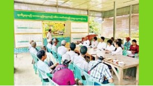 ဓါတ်မြေဩဇာနှင့် သဘာဝမြေဩဇာများ စနစ်တကျသုံးစွဲရေးတောင်သူဆွေးနွေးပွဲကျင်းပ