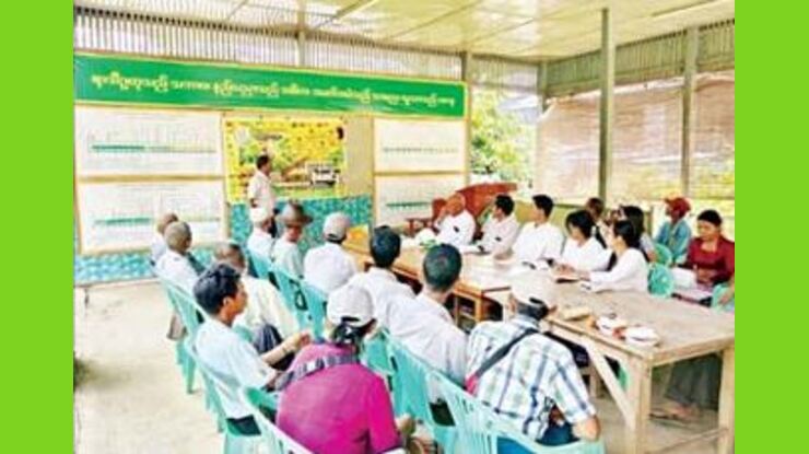 ဓါတ်မြေဩဇာနှင့် သဘာဝမြေဩဇာများ စနစ်တကျသုံးစွဲရေးတောင်သူဆွေးနွေးပွဲကျင်းပ