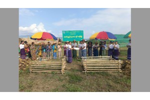 ခန္တီးခရိုင် ၊ ခန္တီးမြို့နယ် ၊ ပေါမိုင်းအုပ်စု ၊ သာစည်ကျေးရွာတွင်ပြုလုပ်သော (EM) ဖြင့် သဘာဝမြေဆွေးပုံ ပြုလုပ်ခြင်းကွင်းသရုပ်ပြပွဲ ဆောင်ရွက်မှုမှတ်တမ်းတင်ပြခြင်း