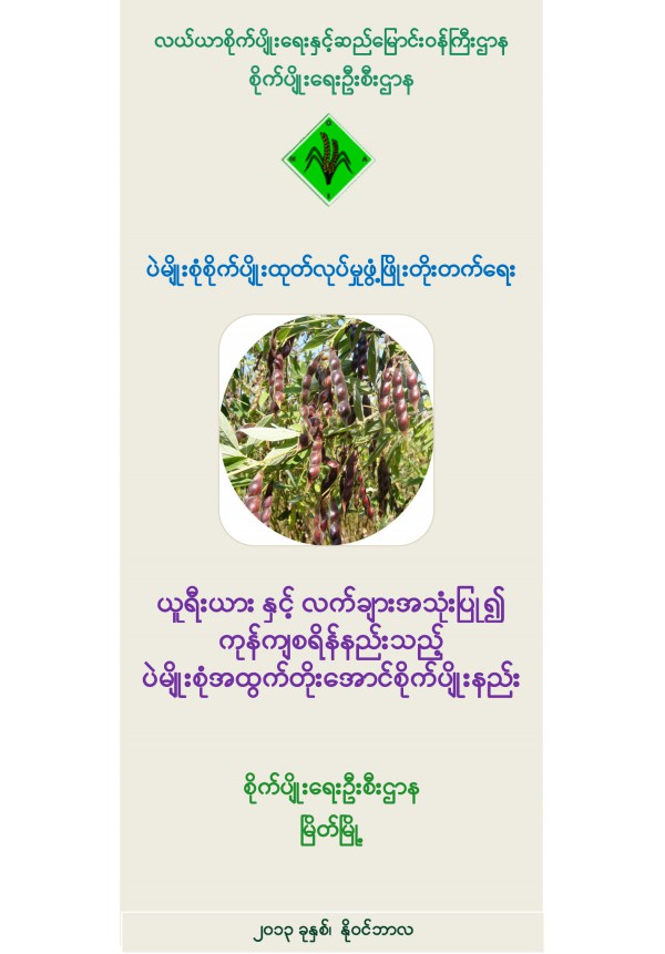 ပဲမျိုးစုံ ဘက်စုံဖွံ့ဖြိုးတိုးတက်ထုတ်လုပ်ရေး