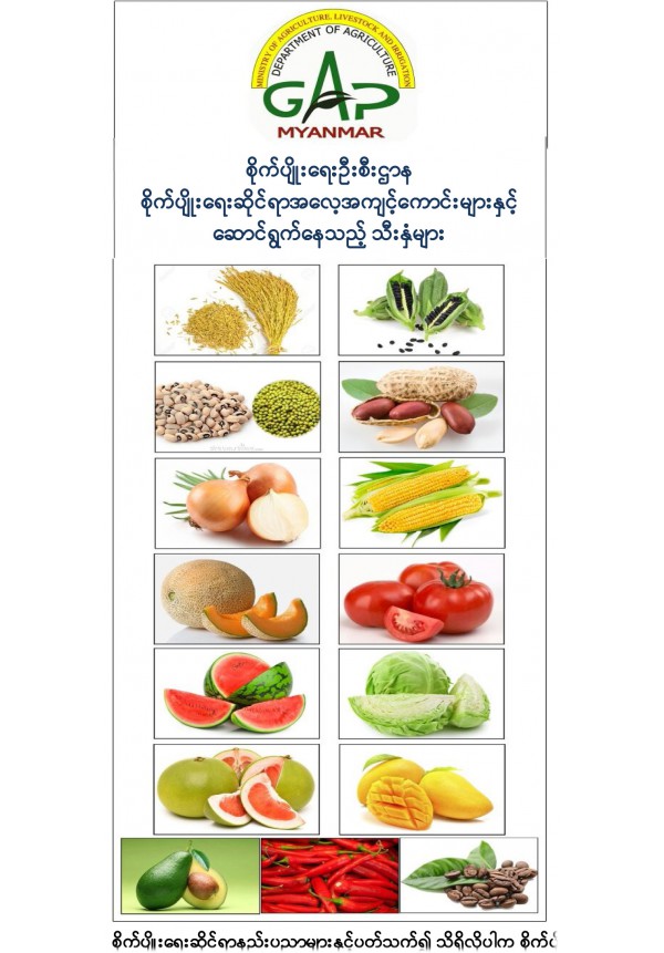စိုက်ပျိုးရေးဆိုင်ရာအလေ့အကျင့်ကောင်းများနှင့် ဆောင်ရွက်သည့်သီးနှံများ