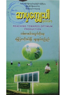 တစ်ဧကစပါးအထွက်တိုးရေး မြေသြဇာလိုအပ်ချိန်  ရွေးချယ်ထည့်နည်းစနစ်