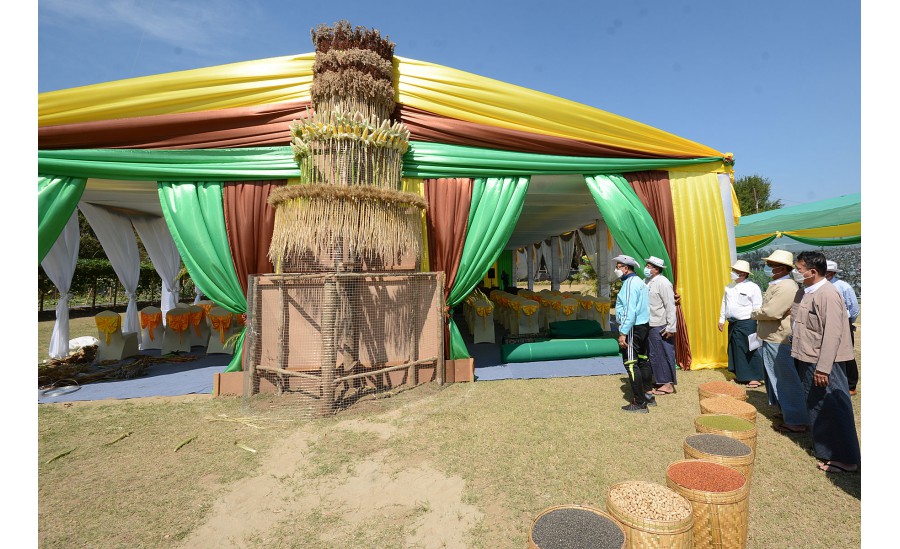 ဒုတိယဝန်ကြီး ဒေါက်တာအောင်ကြီး မျိုးစေ့ပြပွဲ ရက်သတ္တပတ် ၂၀၂၂ ကျင်းပနိုင်ရေး ပြင်ဆင်ဆောင်ရွက်နေမှုများအား ကွင်းဆင်းကြည့်ရှုစစ်ဆေး
