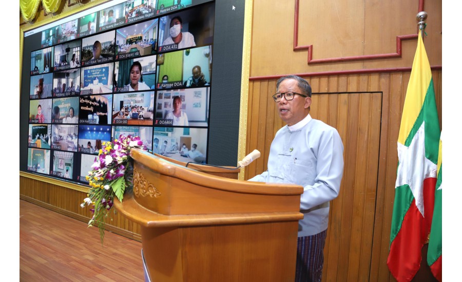 သီးနှံကဏ္ဍဖွံ့ဖြိုးဖို့ စိုက်ပျိုးပညာဖြန့်ဝေစို့ ခေါင်းစဉ်ဖြင့် စိုက်ပျိုးရေးဦးစီးဌာန ၏ (၄)ကြိမ်မြောက် စာတမ်းဖတ်ပွဲ ကျင်းပ