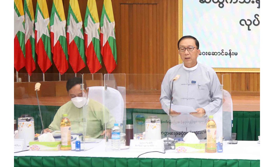 စားသုံးဆီဖူလုံရေးအတွက် ဆီထွက်သီးနှံများ တိုးချဲ့ စိုက်ပျိုးရေး ကော်မတီလုပ်ငန်း  ညှိနှိုင်းအစည်းအဝေး ကျင်းပ