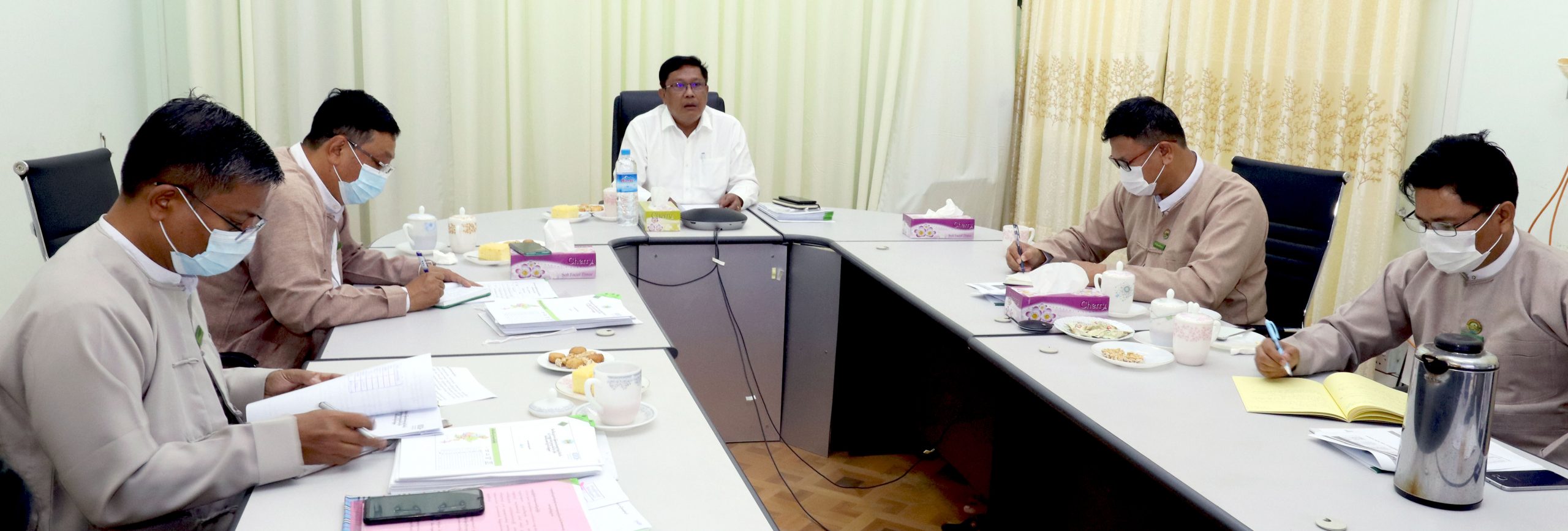 မြန်မာ့ကျေးရွာသစ် ဖွံ့ဖြိုးရေး စီမံကိန်းလုပ်ငန်းများ ညှိနှိုင်းဆွေးနွေးပွဲကျင်းပ