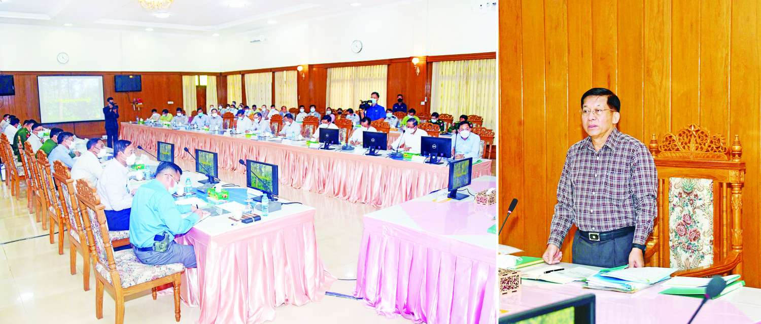 နိုင်ငံတော်စီမံအုပ်ချုပ်ရေးကောင်စီဥက္ကဋ္ဌ၊ နိုင်ငံတော်ဝန်ကြီးချုပ် ဗိုလ်ချုပ်မှူးကြီး မင်းအောင်လှိုင် ပြင်ဦးလွင်မြို့ရှိ ကော်ဖီလုပ်ငန်းရှင်များနှင့် တွေ့ဆုံဆွေးနွေး
