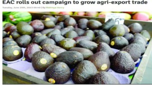 EAC rolls out campaign to grow agri-export trade