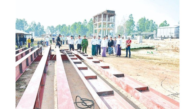 Preparation of rice bran oil factories advances in Paungde & Myaungmya